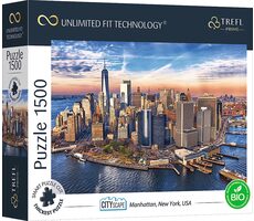Trefl - Puzzle - UFT Cityscape: Manhattan, New York, USA / 1500 dílků / 85 x 58 cm / věk 12+