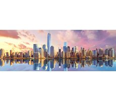 Trefl - Puzzle - Panoramatické puzzle Manhattan, USA / 1000 dílků / 97 x 34 cm / věk 12+