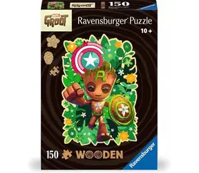 Ravensburger Dřevěné puzzle: Groot / 150 dílků / od 10 let