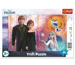 Trefl - Puzzle - Ledové království: Šťastné vzpomínky / 15 dílků / 26 x 16 cm / věk 3+