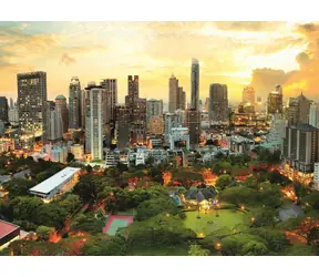Trefl - Puzzle - Soumrak v Bangkoku, Thajsko / 3000 dílků / 116 x 85 cm / věk 12+