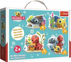 Trefl - Puzzle - Baby puzzle: Rybka MiniMini 4v1 / 3|4|5|6 dílků / věk 2+