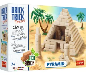 Trefl - Stavebnice - BRICK TRICK Travel: Pyramida M / 260 dílů / věk 7+