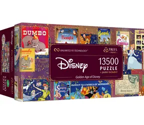 Trefl - Puzzle - UFT Zlatý věk Disney / 13500 dílků / 198.6 x 137.6 cm / věk 12+