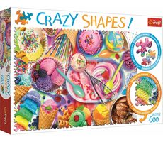 Trefl - Puzzle - Crazy Shapes puzzle Sladké sny / 600 dílků / 68 x 48 cm / věk 10+