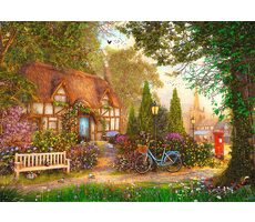 Trefl - Puzzle - Premium Plus Tea Time: Venkovské stavení / 1000 dílků / 68.3 x 48 cm / věk 12+