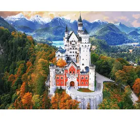 Trefl - Puzzle - Premium Plus Photo Odyssey: Zámek Neuschwanstein / 1000 dílků / 68.3 x 48 cm / věk 12+