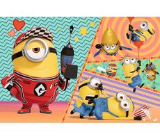 Trefl - Puzzle - Já, padouch 4: Šťastní Mimoni / 60 dílků / 33 x 22 cm / věk 4+