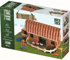 Trefl - Stavebnice - BRICK TRICK Statek XL / 130 dílů / věk 6+