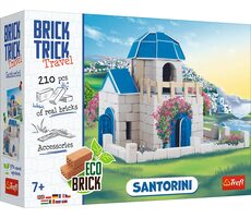 Trefl - Stavebnice - BRICK TRICK Travel: Santorini M / 260 dílů / věk 7+
