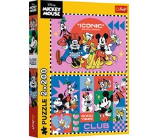Trefl - Puzzle - Disney: Čas s přáteli / 2x 200 dílků / 41 x 27.5 cm / věk 7+