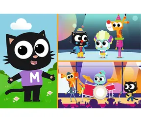 Trefl - Puzzle - Milo a kočky MAXI / 24 dílků / 60 x 40 cm / věk 3+