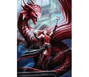 Trefl - Puzzle - Premium Plus Fantasy Collection: Šarlatový mág / 1000 dílků / 48 x 68.3 cm / věk 12+