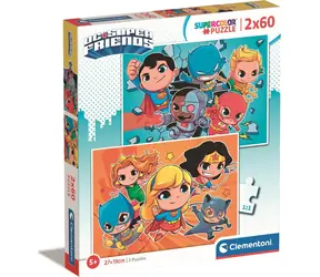 Clementoni PUZZLE DC Super Friends / 2x60 dílků / od 5 let