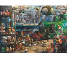 Trefl - Puzzle - Vlakové nádraží / 6000 dílků / 136 x 96 cm / věk 12+