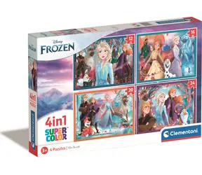 Clementoni PUZZLE Ledové království 4v1 / 12+16+20+24 dílků / od 5 let