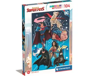 Clementoni PUZZLE DC Liga supermazlíčků / 104 dílků / od 6 let