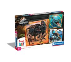 Clementoni PUZZLE Jurský svět / 3x48 dílků / od 5 let 