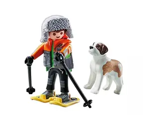 Playmobil® My Life 71741 Turista s bernardýnem / Počet dílků: 8 / od 4 let