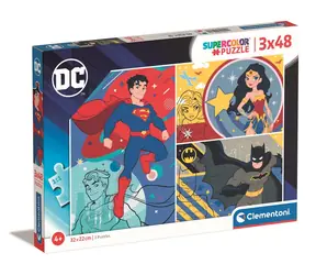 Clementoni PUZZLE DC Comics / 3x48 dílků / od 5 let