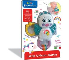 Clementoni BABY Chrastítko Malý jednorožec 2v1 / od 3 měsíců