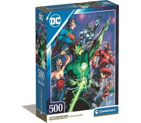 Clementoni PUZZLE DC Comics: Liga Spravedlnosti / 500 dílků / od 14 let