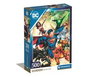 Clementoni PUZZLE DC Comics: Liga Spravedlnosti / 500 dílků / od 14 let