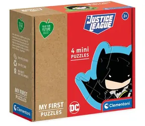 Clementoni Moje první PUZZLE Justice League: Superhrdinové 4v1 / 3+6+9+12 dílků / od 3 let