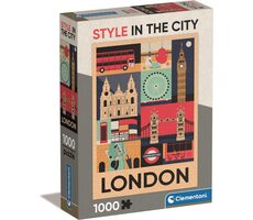 Clementoni PUZZLE Style in the City: Londýn / 1000 dílků / od 10 let