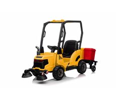 Eljet Dětské elektrické auto zametač žlutá / 50W / rychlost 2-4km/h / nosnost 30kg