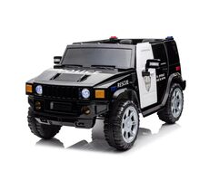 Eljet Dětské elektrické auto policie RANGER černá / 60W / rychlost 3-7km/h / nosnost 30kg