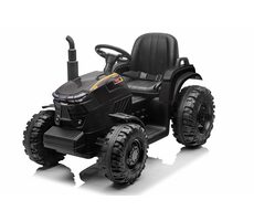 Eljet Dětský elektrický traktor STYLE černá / 80W / rychlost 3-5km/h / nosnost 35kg
