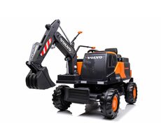 Eljet Dětský elektrický bagr Volvo oranžová / 70W / rychlost 3-8km/h / nosnost 35kg