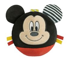 Clementoni BABY Plyšový míček Mickey Mouse s chrastítkem / od 3 měsíců