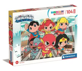 Clementoni PUZZLE DC Super Friends MAXI / 104 dílků / od 4 let