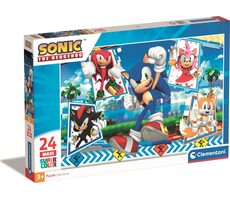 Clementoni PUZZLE Sonic MAXI / 24 dílků / od 3 let