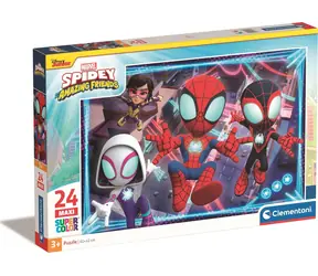 Clementoni PUZZLE Spidey a jeho úžasní přátelé MAXI / 24 dílků / od 3 let