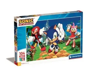 Clementoni PUZZLE Sonic MAXI / 104 dílků / od 4 let