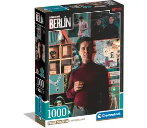 Clementoni PUZZLE La Casa de Papel Berlín: Mám plán / 1000 dílků / od 10 let
