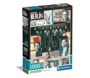 Clementoni PUZZLE La Casa de Papel Berlín: Jdeme do akce / 1000 dílků / od 10 let