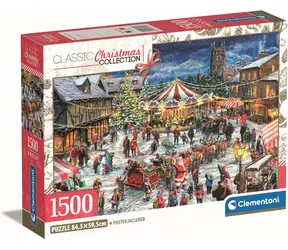 Clementoni PUZZLE Vánoční trhy / 1500 dílků / od 10 let