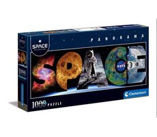 Clementoni Panoramatické PUZZLE Space: NASA / 1000 dílků / od 10 let