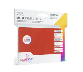 Gamegenic: Matte Prime Sleeves Red