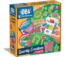 Clementoni IDEA Sparkly Creations Diamantové malování: Popový styl / od 7 let 