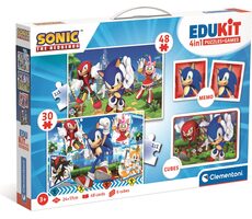 Clementoni Soubor her Sonic 4v1 / 72 dílků / od 3 let