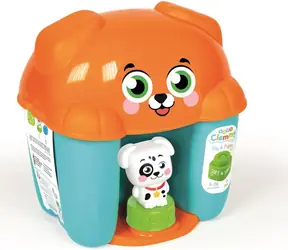 Clementoni Soft Clemmy Box s víkem Pejsek / 6 měkkých kostek / od 1,5 roku