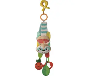Clementoni BABY Plyšový mýval s klipem na zavěšení / od 3 měsíců