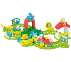 Clementoni BABY Interaktivní hrací sada vláček na farmě se zvuky / od 12 měsíců