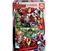 EDUCA Puzzle Avengers / Sjednocení 2x48 dílků / od 3 let