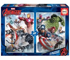 EDUCA Puzzle Avengers / 2x500 dílků / od 10 let